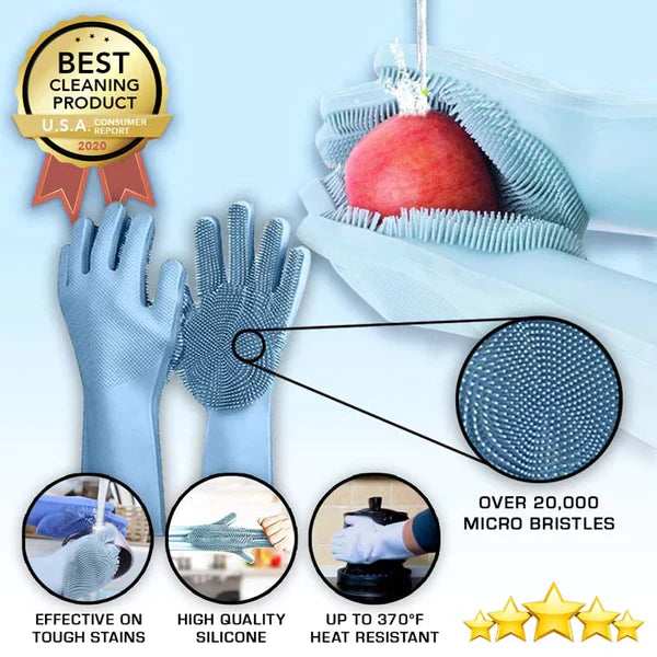 Magic Multifunction Silicone Dishwashing Gloves